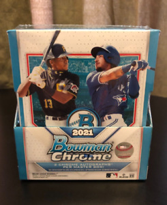 2021 Bowman Chrome MLB Baseball Master Hobby Box factory sealed!