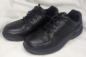 Dunham Windsor Black Leather Waterproof Walking Shoes 8000BK - Men's 12 4E