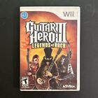 Guitar Hero 3 III Legends Of Rock (Nintendo Wii, 2006) CIB W/ Manual & Stickers!