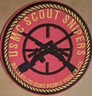 USMC Scout Snipers embroidered Iron on patch