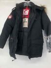 Canada Weather Gear Boys Black Long Sleeve Hooded Full-Zip Puffer Jacket Size L