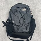 North Face Backpack Women's Borealis Black Gray Rose Gold Zippers Outdoor Flaws