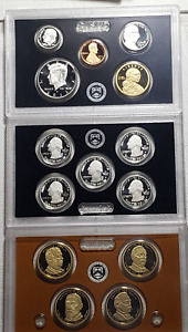 2012 Silver Proof Ultra Cameo Complete Set -Actual coins in pics - Free Shipping