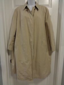 Women's LONDON FOG TRENCH COAT JACKET W/REMOVEABLE LINER, 18