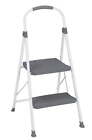 COSCO 2Step Connection Folding Step Stool with Large Resin StepsMax Reach 8ft1in
