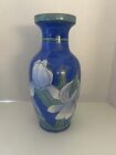 Large Blue Ceramic Vase 12