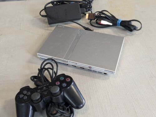 Playstation 2 PS2 SLIM Console Complete Game System W/Controller Tested WARRANTY