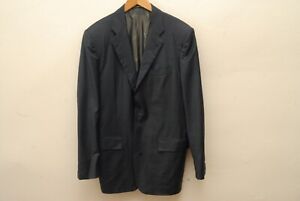 Kiton Napoli blue two button suit jacket 52 41