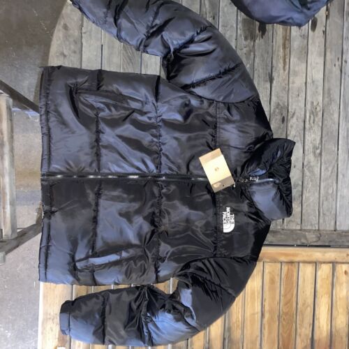 THE NORTH FACE Nuptse 700 Black Down Puffer Jacket Coat - Men’s Size Large - EUC