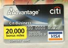 CITI AAdvantage CitiBusiness Visa ( 2000's ) Promotional Card V1
