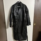 Leather 9000 Trench Coat, Late 90’s, *MULTIPLE DEFECTS, PLEASE READ DESCRIPTION*