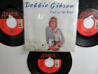💥4 ' DEBBIE GIBSON ' HIT 45's+1PICTURE SLEEVE [Out Of The Blue]  THE 80's!💥