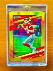 Patrick Mahomes RARE GOLD REFRACTOR INVESTMENT CARD PANINI CHIEFS MVP MINT