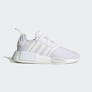 ADIDAS NMD_R1 PRIMEBLUE TRIPLE CLOUD WHITE MENS RUNNING SNEAKERS SIZE  9.5 NEW