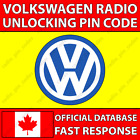 ✅VW RADIO CODE RNS 315 510 RCD 300 500 510 MFD NAVIGATION GOLF PASSAT TOUAREG✅