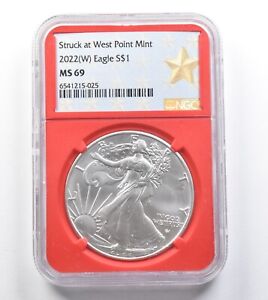 MS69 2022-(W) American Silver Eagle - Graded NGC *664