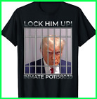 Funny Trump Mugshot Lock Him Up T-Shirt Size S-5XL