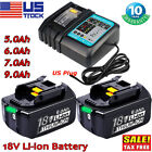 Charger / Battery For Makita 18V 9.0Ah 6.0Ah LXT Lithium BL1860B BL1840B BL1850B