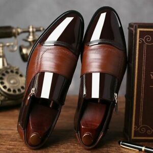 Men's Dress Shoes Men Wedding Shoes Slip on Office Men Oxford Shoes Flats Shoes