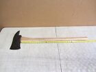 VTG ANTIQUE UNMARKED FIRE FIREMAN AXE W HANDLE TRUCK TOOL 6