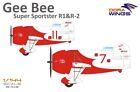 Dora Wings Models 1/144 GEE BEE R1 & R2 AIR RACERS DOUBLE KIT!