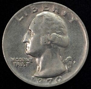 1970-D Struck on Dime Stock Planchet US Mint Error Coin Washington Quarter 4.23g