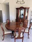 Beautiful Antique  Chippendale Dining Table Set 7 Items