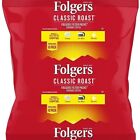 ! 100 cups ! Folgers All-In-One Filter Pack Coffee Classic Roast 0.9 oz 10 pack