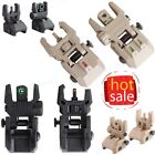 Folding Back Up Iron Sight Flip Up Sights Front&Rear for Picatinny Weaver Rails