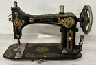 Rare Beautiful Antique Treadle Sewing Machine Marmon Head Estate Basement Find