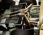 Ford GT40 Race Car Le Mans Racing w/V8 Engine/Custom Metal Body 1:12 SCALE MODEL (For: Ferrari Testarossa)