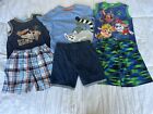 Lot of 6 Boys Clothing 3T Spring Summer Tanks and shorts Mix Match EUC