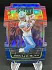New ListingAMON-RA ST. BROWN Rookie 2021 Select Football Lions Red & Blue Die Cut #73