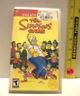 The Simpsons Game GREATEST HITS SONY PSP  TESTED NO MANUAL WITH CASE A13