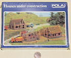N scale 3 HOUSES UNDER CONSTRUCTION KIT for Model Train Layouts & Display - Pola