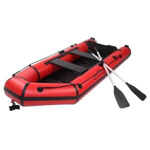Inflatable Boat 4 Person Fishing Boats Dinghy Boat with Carry Bag 10 FT