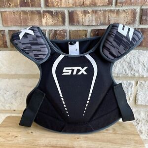 STX Lacrosse Stallion 75 Shoulder Pad Black Youth Large