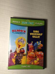 Double Feature: Elmo's Musical Adventure/Sing Yourself Silly! DVDs are unused