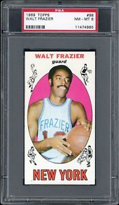 New Listing1969 Topps Basketball Walt Frazier #98 PSA 8