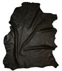 Ultra Premium Thin 1.5 oz Black Sheepskin Leather Hide Bookbinding Lining Insert