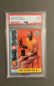 New Listing1998-99 UD Choice Michael Jordan #196 YEAR IN REVIEW PSA 9 MINT Chicago Bulls