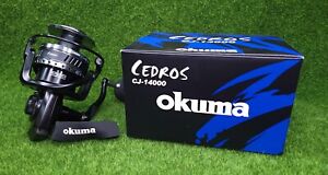 Okuma Cedros 14000 5.4:1 Left/Right Spinning Reel Dual Force Drag - CJ-14000