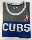 Women's'  Baseball Team Chicago Cubs Short sleeve Blue/Gray Shirt Tee
