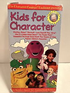 Barney Kids for Character VHS Video Tape Gullah Island Lamb Chop Magic Bus RARE!