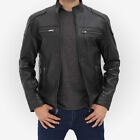 Men's Biker Leather Jacket | Black Leather Jacket | Motorcycle Leather Jacket