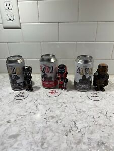 Funko Soda: Lot Of 3 WAKANDA FOREVER Characters. All Are Commons