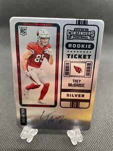 New Listing2022 Panini Contenders Rookie Ticket Silver Auto Trey McBride  92 /99 (RC)