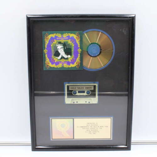 Elton John The One RIAA CD/Cassette Matted/Framed Gold Sales Award ZJ11116