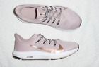 AUTHENTIC WOMENS NIKE QUEST 2 STONE MAUVE MESH WHITE  RUNNING SNEAKERS SHOES 9