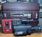 Vintage JVC GR-C1U Video Movie Camcorder W/ Case Red VHS-C Back To The Future